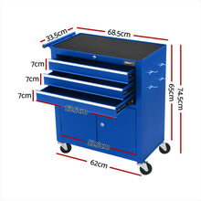 Load image into Gallery viewer, Giantz 3 Drawer Tool Box Cabinet Chest Toolbox Garage Storage Organiser
