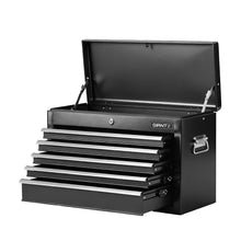 Load image into Gallery viewer, GIANTZ 5 Drawer Tool Chest Box Cabinet Lockable Garage Storage Organiser Black