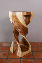 Load image into Gallery viewer, Double Twist stool side table Acacia wood Side Table/Corner Table Bar stool-76 cm height