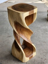 Load image into Gallery viewer, Double Twist stool side table Acacia wood Side Table/Corner Table Bar stool-76 cm height