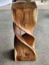 Load image into Gallery viewer, Double Twist stool side table Acacia wood Side Table/Corner Table Bar stool-76 cm height
