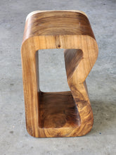 Load image into Gallery viewer, Side Corner Table Plant Stand or Bar Stool with Clear Finish-Raintree Wood
