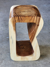 Load image into Gallery viewer, Side Corner Table Plant Stand or Bar Stool with Clear Finish-Raintree Wood