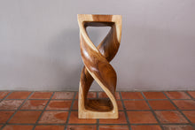 Load image into Gallery viewer, Double Twist stool side table Acacia wood Side Table/Corner Table Bar stool-76 cm height