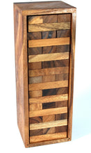 Load image into Gallery viewer, Tumbling Tower blocks wood balance game handmade stacking Fun Board Games Kids Ages 4 to Adults