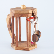 Load image into Gallery viewer, Brainteaser beer bottle challenge lock adult puzzle challenge - open the lock before you can have a drink! Great party gift