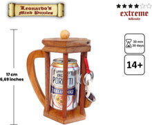 Load image into Gallery viewer, Brainteaser beer bottle challenge lock adult puzzle challenge - open the lock before you can have a drink! Great party gift