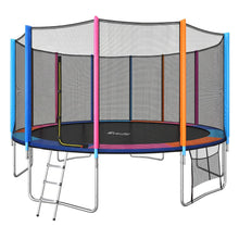 Load image into Gallery viewer, Everfit 16FT Kids Trampoline Rebounder with Enclosure Net Storage Bag