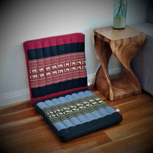 Load image into Gallery viewer, Thai Kapok Meditation Cushion Yoga Seat Blue