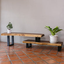 Load image into Gallery viewer, Adjustable Length Entertainment Unit in Reclaimed Wood