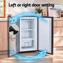 Load image into Gallery viewer, Devanti 81L Upright Freezer Fridge Black