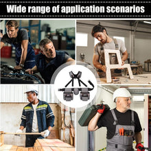 Load image into Gallery viewer, Tool Chest Suspenders Tool Storage Tool Organization Heavy Duty Suspenders - Gray - Size regular