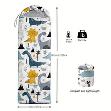 Load image into Gallery viewer, Dinosaur Camping Sleeping Bag Lightweight Warm Quilt