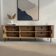 Load image into Gallery viewer, Florence 2 Door Entertainment Unit Oak