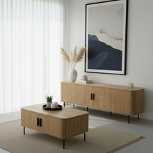 Load image into Gallery viewer, Florence 2 Door Entertainment Unit Oak