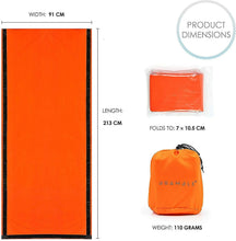 Load image into Gallery viewer, 4x Outdoor Emergency Thermal Waterproof Sleeping Bag Camping Survival Bivvy Sack