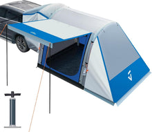 Load image into Gallery viewer, Inflatable SUV Tent with Pump 2.0, 30% More Space, Easy Set-up Car Tent for 6 Person Family Camping, Dual-Use for SUV or Ground Camping with 2 Awnings, Double Door, Fit for SUV Car Van