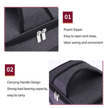 Load image into Gallery viewer, Portable Electric Lunch Box Food Heater USB Constant Heating Insulation Bag Heated Lunch Box Bag Light Gray