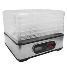 Load image into Gallery viewer, Food Dehydrator with Temperature Control and Timer Electric Drying Machine for Meat Herbs Beef Fruits Vegetables EU Plug 220V