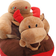 Load image into Gallery viewer, Baby Sitting Sofa Chair Comfortable Anti Rollover Portable Plush Infants Toddler Learning to Sit Chair with Light for Home Elk