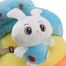 Load image into Gallery viewer, Learning Sitting Chair Prevents Falls Adjustable Angle Portable Safe Super Soft Plush Baby Support Seat Bunny Baby