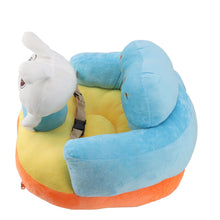 Load image into Gallery viewer, Learning Sitting Chair Prevents Falls Adjustable Angle Portable Safe Super Soft Plush Baby Support Seat Bunny Baby