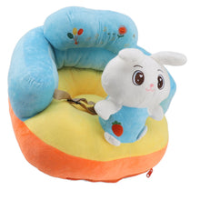 Load image into Gallery viewer, Learning Sitting Chair Prevents Falls Adjustable Angle Portable Safe Super Soft Plush Baby Support Seat Bunny Baby