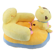 Load image into Gallery viewer, Baby Support Sofa Adjustable Angle Stable Electric Infant Sit Up Chair Floor Seat Plush Lounger for Household Tiger