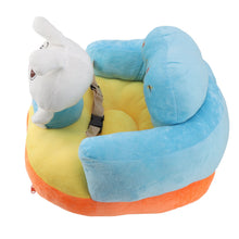 Load image into Gallery viewer, Baby Support Sofa Adjustable Angle Stable Electric Infant Sit Up Chair Floor Seat Plush Lounger for Household Rabbit