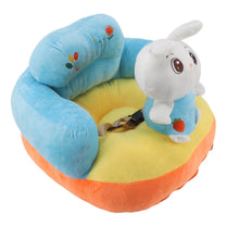Load image into Gallery viewer, Baby Support Sofa Adjustable Angle Stable Electric Infant Sit Up Chair Floor Seat Plush Lounger for Household Rabbit