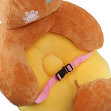 Load image into Gallery viewer, Baby Sofa Chair Floor Support Seat Plush Cute Cartoon Animal Angle Adjustable Baby Learning to Sit Chair with USB Cable for Toddlers Boys Girls Monkey