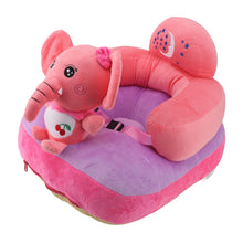 Load image into Gallery viewer, Baby Support Seat Sofa Soft Plush Comfortable Adjustable Angles Bluetooth Function Baby Sitting Support for Indoor Elephant