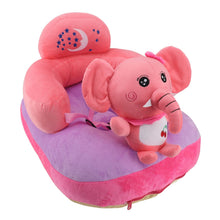 Load image into Gallery viewer, Baby Support Seat Sofa Soft Plush Comfortable Adjustable Angles Bluetooth Function Baby Sitting Support for Indoor Elephant