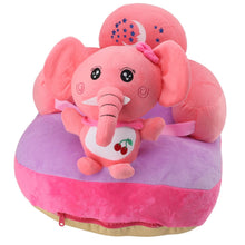 Load image into Gallery viewer, Baby Support Seat Sofa Soft Plush Comfortable Adjustable Angles Bluetooth Function Baby Sitting Support for Indoor Elephant