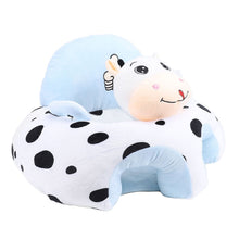 Load image into Gallery viewer, Infant Support Seat with Two Handles Comfortable Plush Cartoon Anti Slip Bottom Infant Learning Sitting Chair for Home