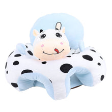 Load image into Gallery viewer, Infant Support Seat with Two Handles Comfortable Plush Cartoon Anti Slip Bottom Infant Learning Sitting Chair for Home