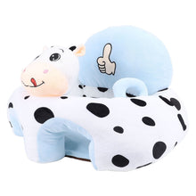Load image into Gallery viewer, Infant Support Seat with Two Handles Comfortable Plush Cartoon Anti Slip Bottom Infant Learning Sitting Chair for Home