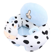 Load image into Gallery viewer, Infant Support Seat with Two Handles Comfortable Plush Cartoon Anti Slip Bottom Infant Learning Sitting Chair for Home