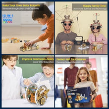 Load image into Gallery viewer, Toys for Kids Age 8-13,12-in-1 Solar Robot Building Science Kits for Boys Girls Teen Age 9 10 11 12,Engineering Christmas Birthday Gifts for 8+ Year Old Boys