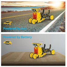Load image into Gallery viewer, STEM Projects for Kids Ages 8-12,Solar Robot Science Building Kits,Birthday Gifts for 8 9 10 11 12-16 Year Old Boys Girls Teens,Robotics Powered by Sun or Battery(Not Include).