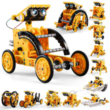 Load image into Gallery viewer, 12-in-1 STEM Solar Robot Kit Toys Gifts for Kids 8 9 10 11 12 13 Years Old,Educational Building Science Experiment Set Birthday for Kids Boys Girls
