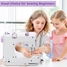 Load image into Gallery viewer, Portable Sewing Machine,40 Piece Handheld Electric Sewing Machines Kit,12 Stitch Patterns Mini Sewing Machine for Beginners Kids,Household Multifunctional Crafting Mending Machine
