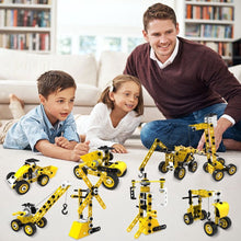 Load image into Gallery viewer, Robot Building Kit 8 in 1 Engineering 100 Piece Magnetic for Boys 6-12