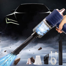 Load image into Gallery viewer, Three-in-One Car Vacuum Cleaner, Wireless, High-Power Handheld for Dry and Wet Cleaning