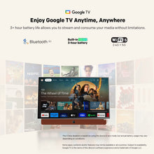 Load image into Gallery viewer, SKYWORTH 24-Inch 12V Portable TV,3-Hour Battery,1080P FHD,Wide Viewing Angle,Smart Google TV, HDR10, Dolby Audio, LED, Bluetooth, Chromecast and Google Assistant