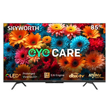 Load image into Gallery viewer, SKYWORTH Q6600H 85" - QLED+ 4K Smart Google TV, Gen 5 Quantum Dot, 120Hz Refresh Rate, AI-Powered Picture, Dolby Audio DBX-tv Audio, Voice Control, Screen Casting, HDR, Eco-Friendly Design