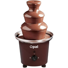 Load image into Gallery viewer, 3-Tier Electric Chocolate Fondue Fountain Stainless Steel 0.9L