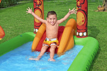 Load image into Gallery viewer, 190L Jurassic Splash Water Play Centre, Bright Dinosaur Theme with Slide