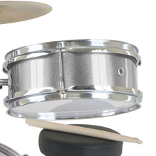 Load image into Gallery viewer, Karrera Childrens 4pc Drum Kit - Silver