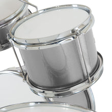 Load image into Gallery viewer, Karrera Childrens 4pc Drum Kit - Silver
